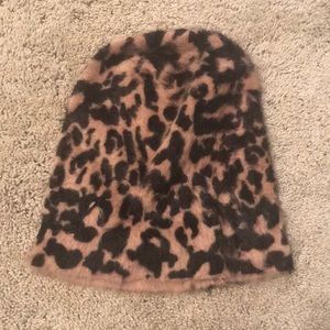 Cheetah beanie